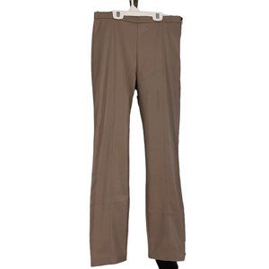 Zara Tan Leather Pants